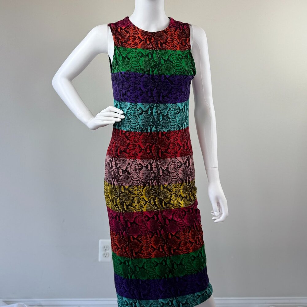 Alice + Olivia Snake Print Bodycon Dress